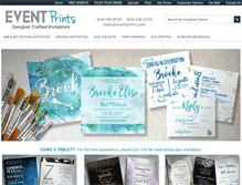 Tablet Screenshot of eventprints.com